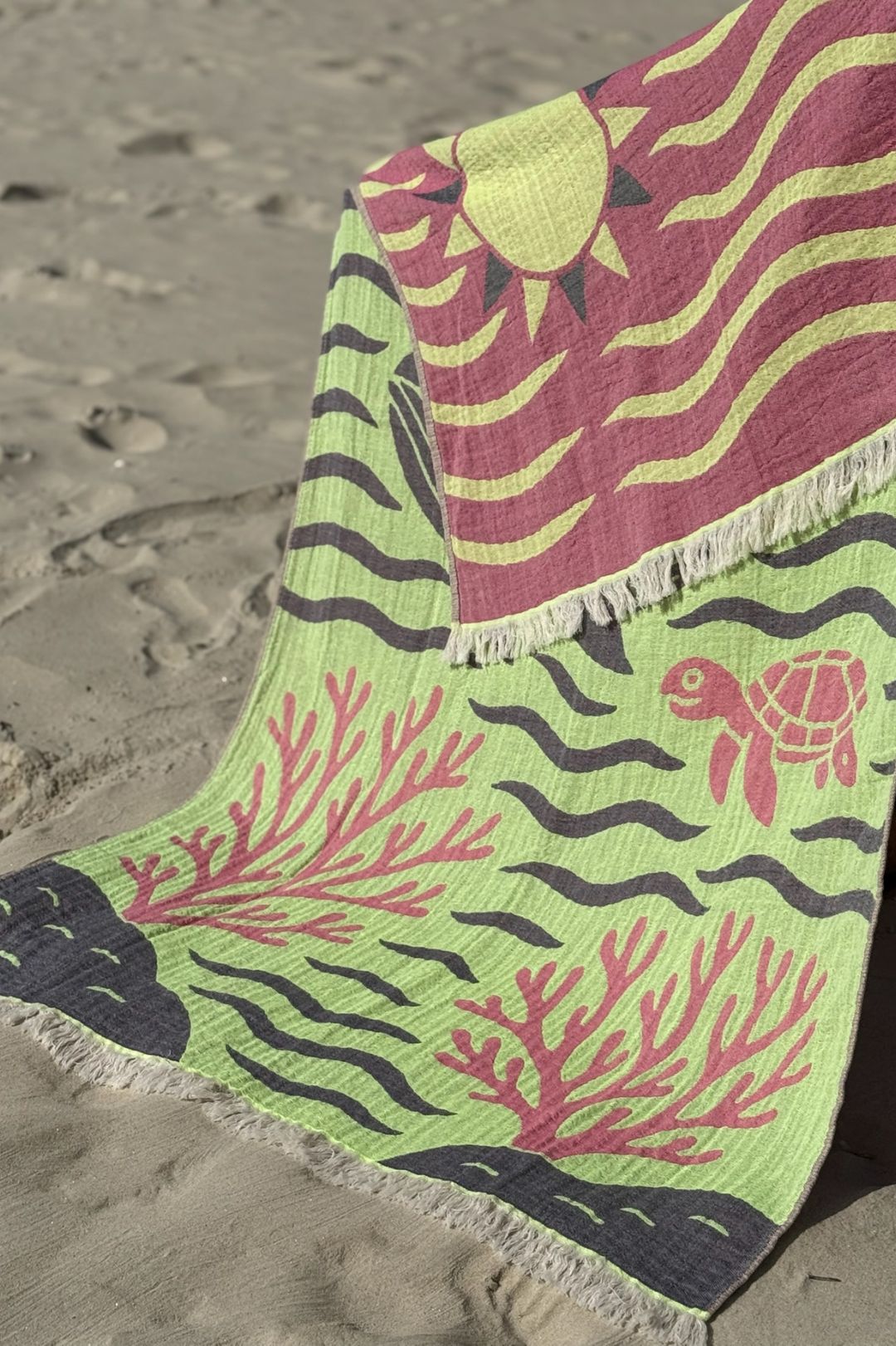 PACK Reversible "OCEAN" FLÚOR - 100x200cm