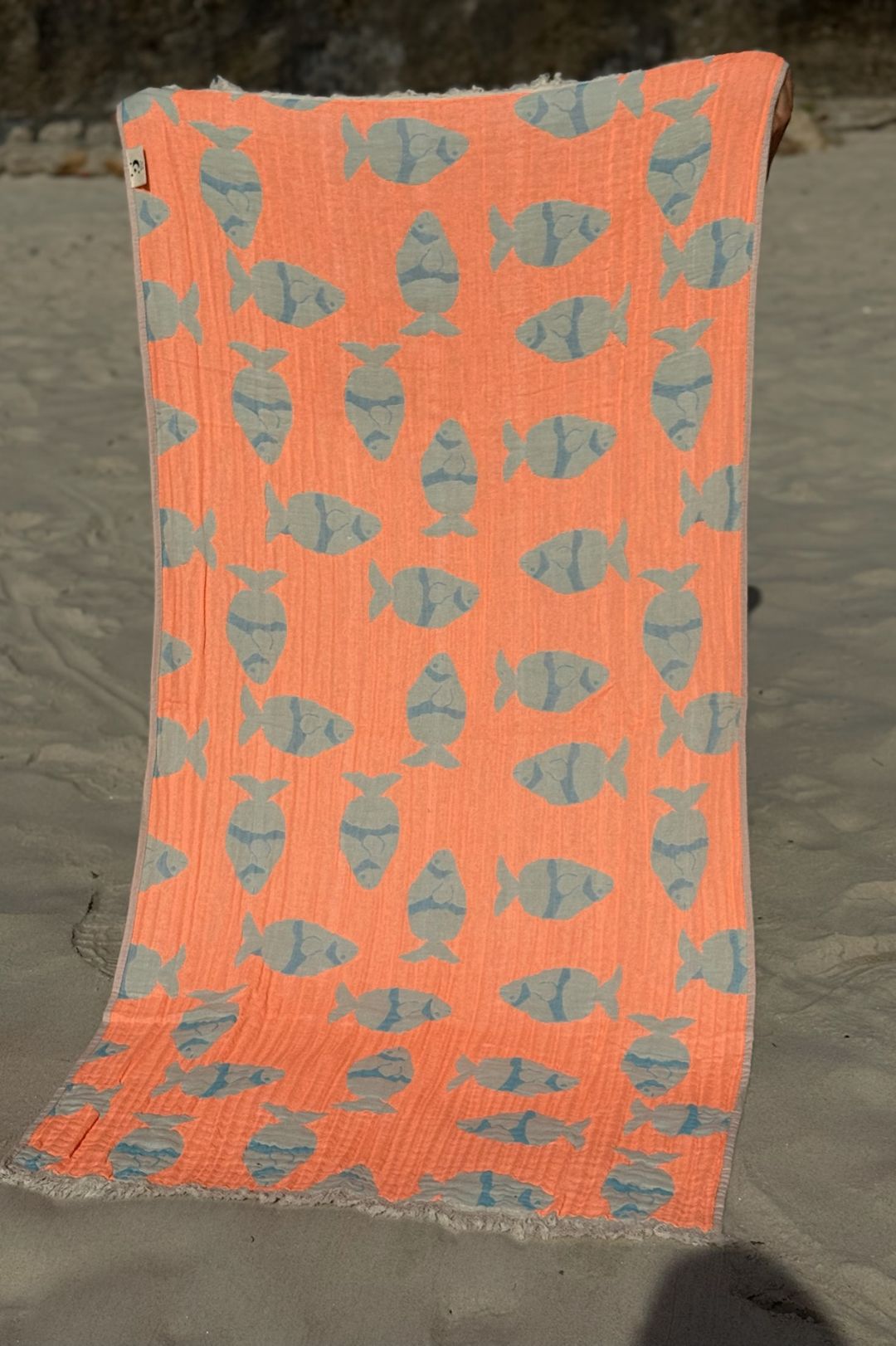PACK Reversible "FISH" FLÚOR - 100x200cm