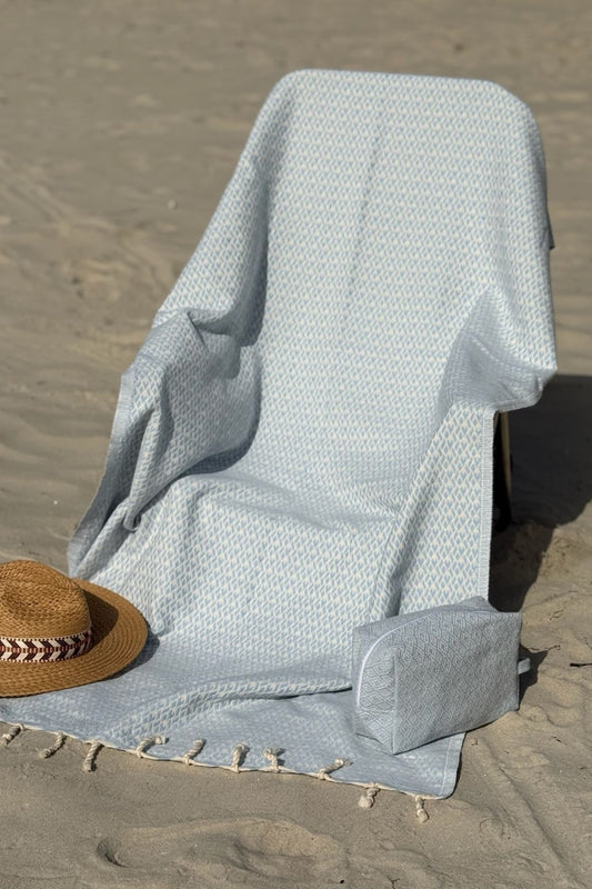 Toalla Waikiki Azul Neon - 100x200cm