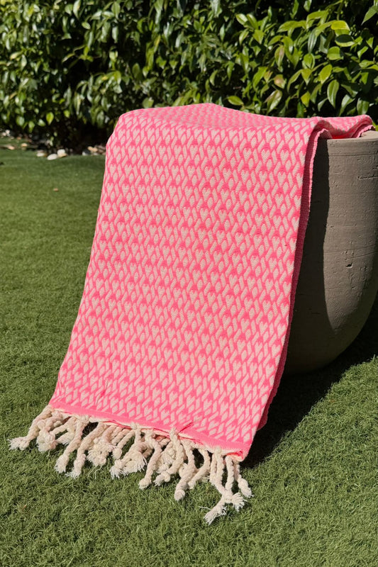 Toalla Waikiki Rosa Neon - 100x200cm