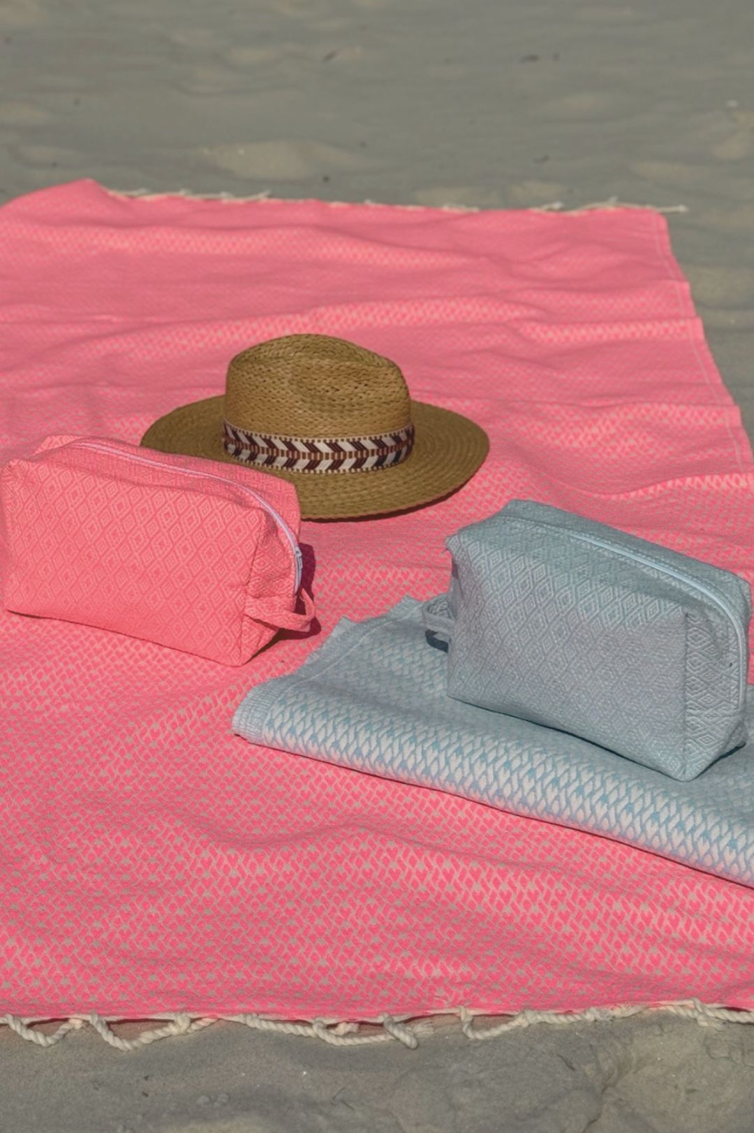 PACK Waikiki NEÓN (Rosa & Azul) - 100x200cm