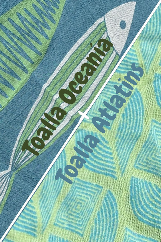 Pack 2 Toallas “Oceanía/Atlantis"